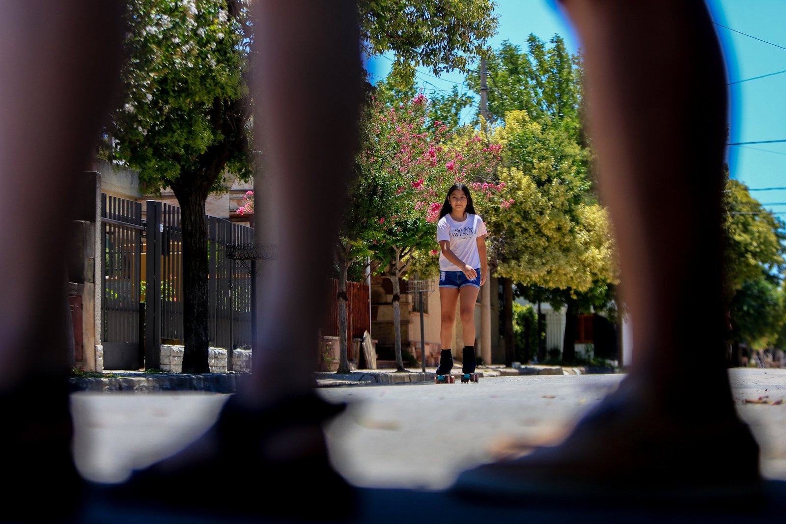 Detalle de manos en trabajo